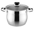 18/10 Stainless Steel 40 Quart Stockpot with Glass Lid L86315