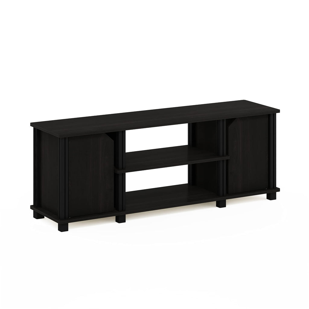 3-Tier Open Shelf TV Stand with Cabinets T86220