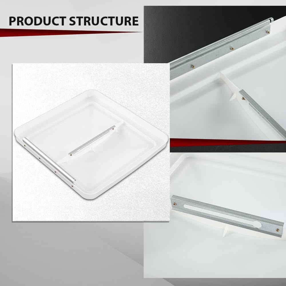 14" x 14" Replacement Roof Vent Cover 3PCS White F84307