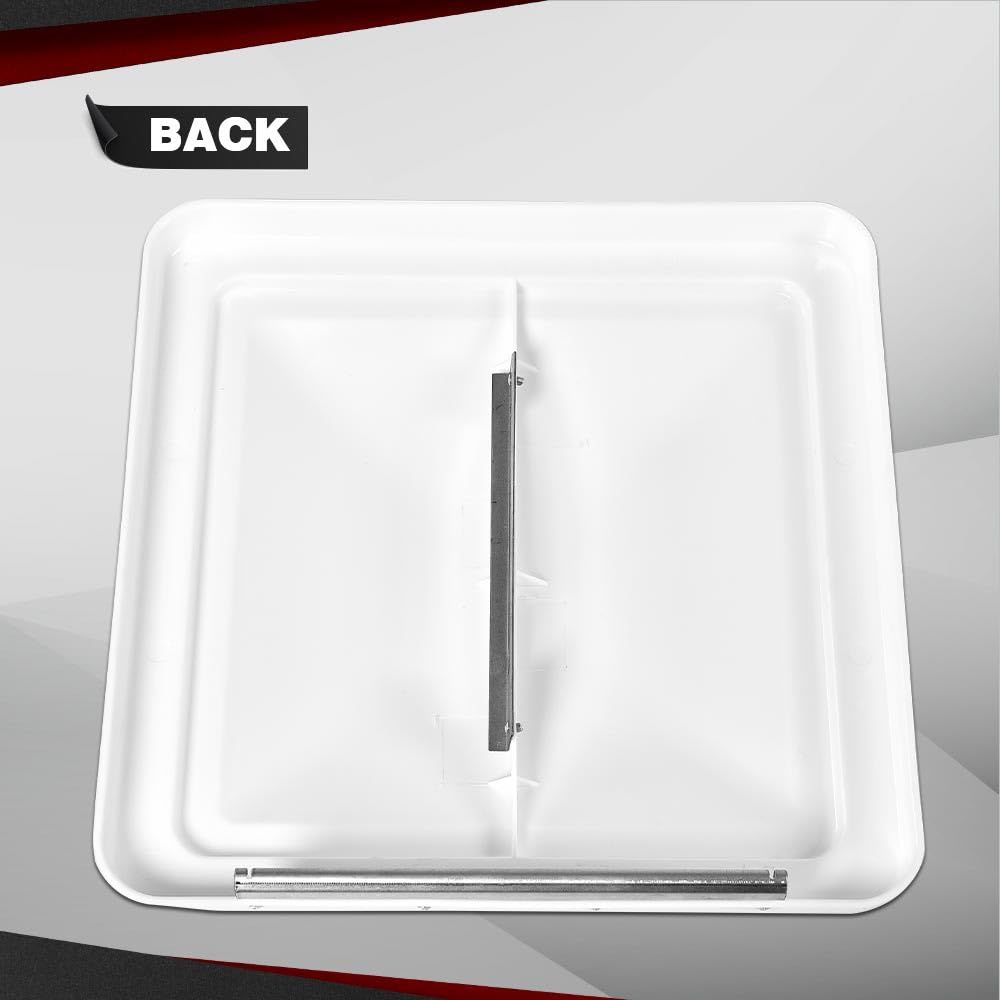 14" x 14" Replacement Roof Vent Cover 3PCS White F84307
