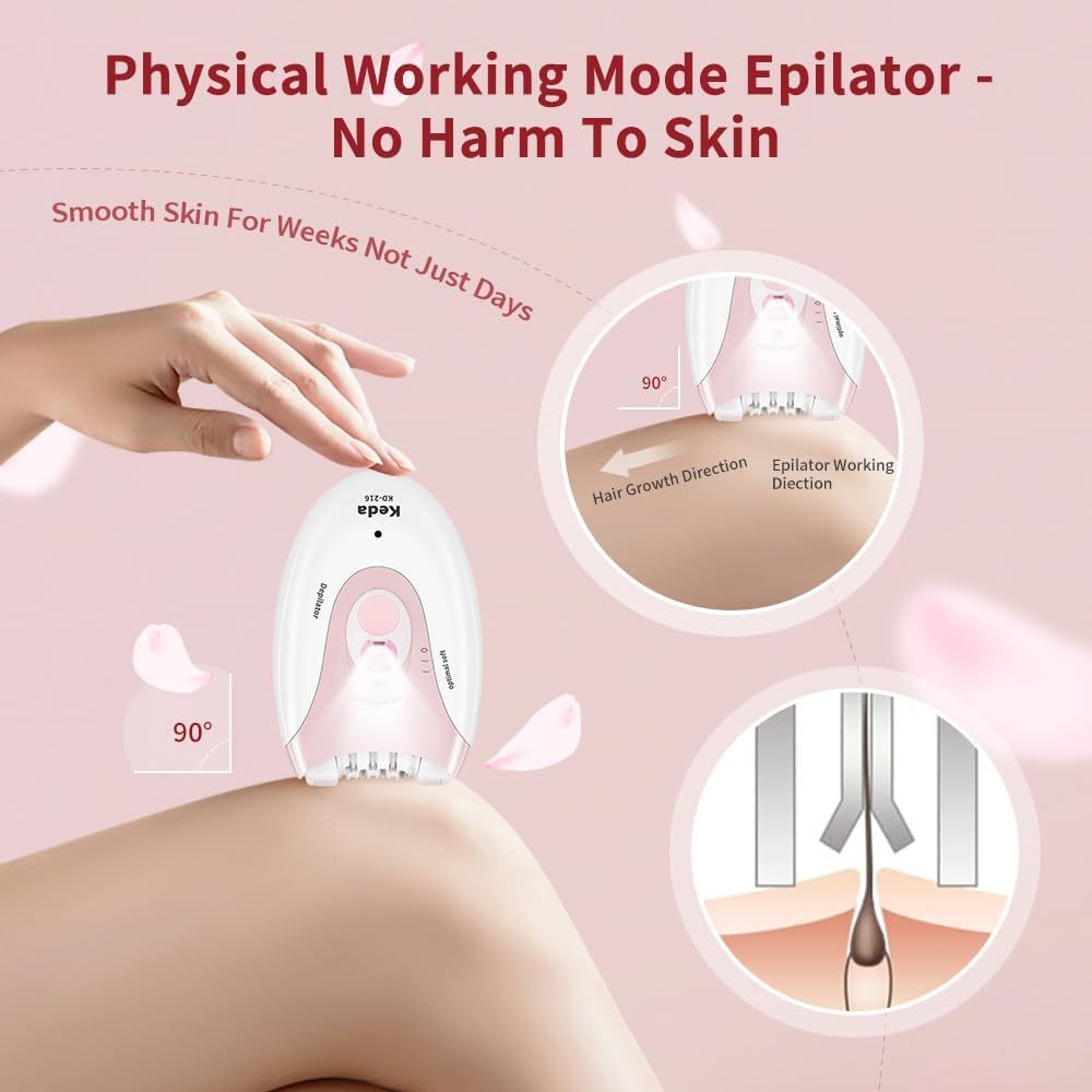 Epilator for Women with LED Light J976972