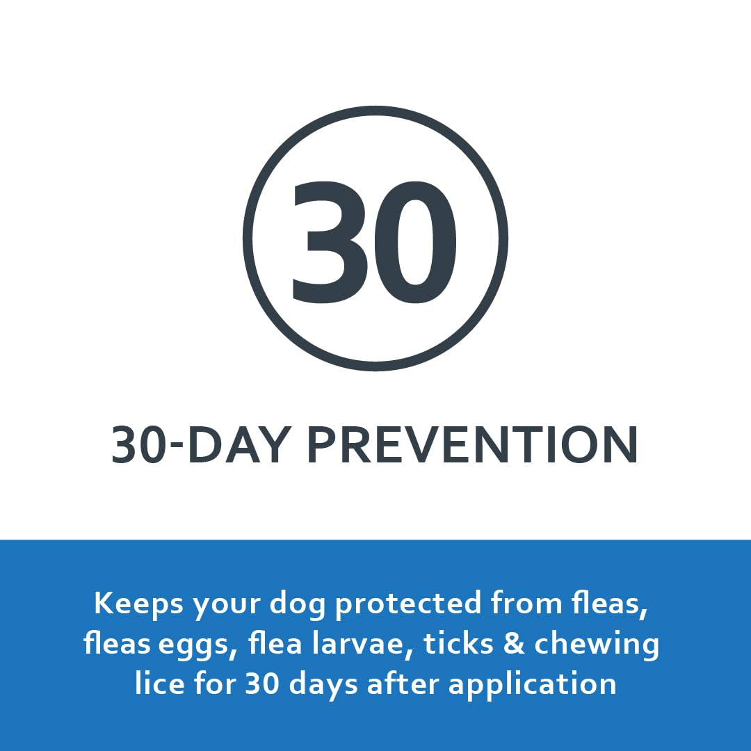 Flea & Tick Dogs 89-132 lbs Fipronil 6-Month N96419