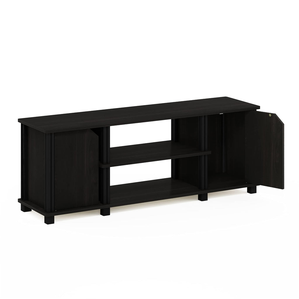 3-Tier Open Shelf TV Stand with Cabinets T86220