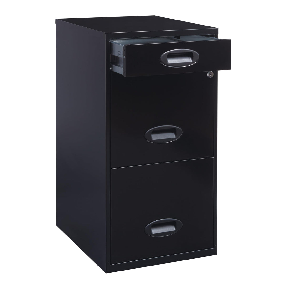 Black 3-Drawer Vertical File Cabinet W732440