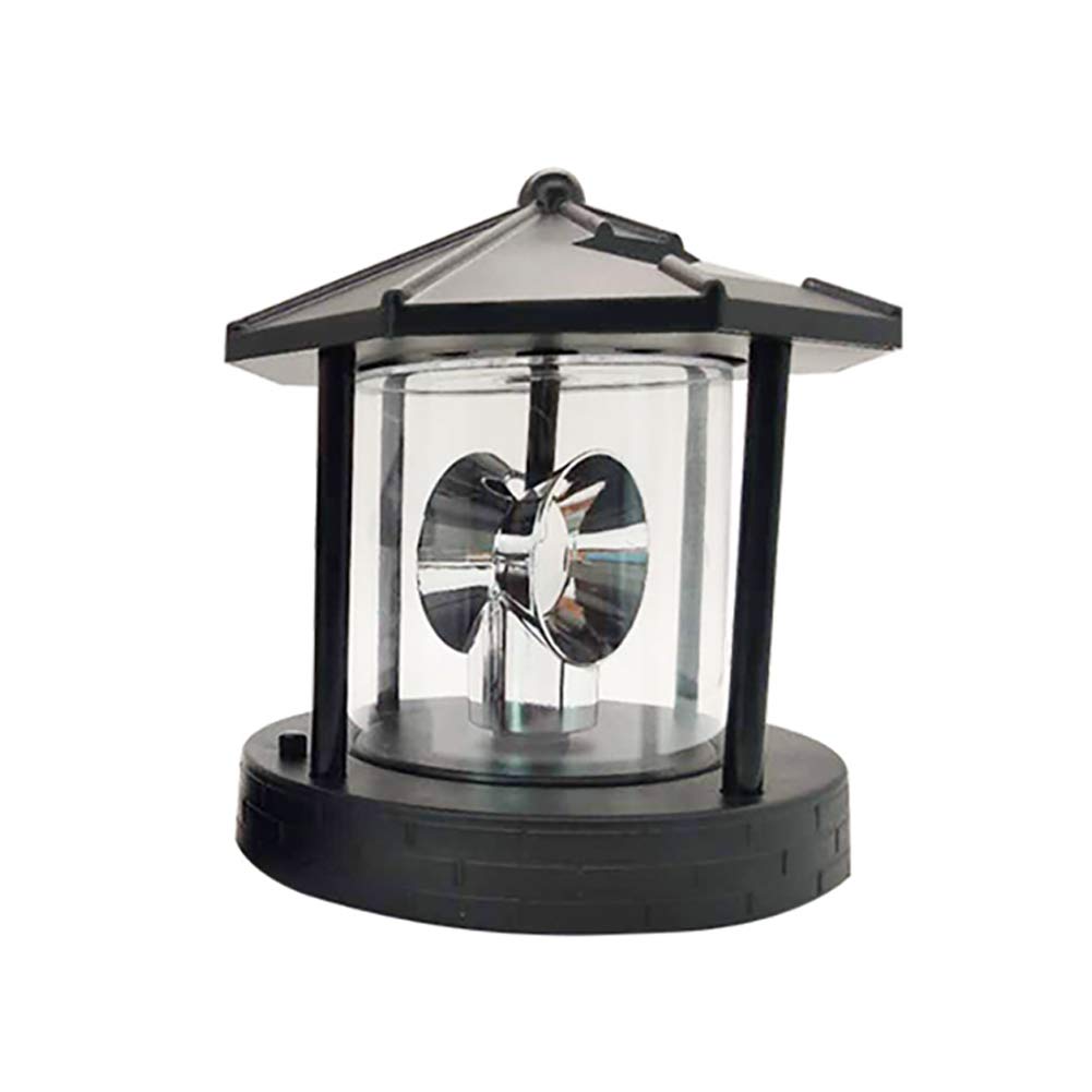 Solar Rotating Lighthouse Beacon Lamp N25746