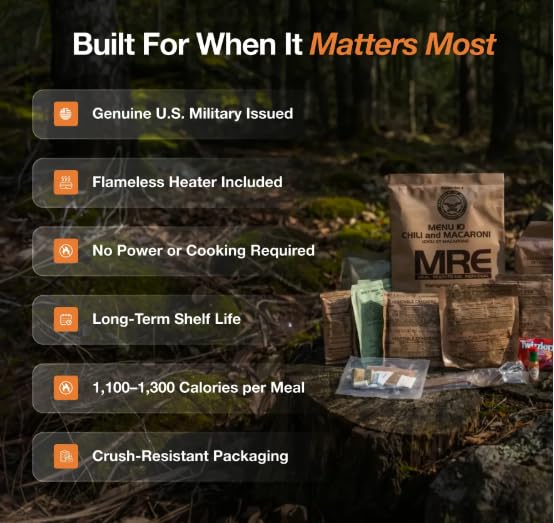 Emergency Food Supply Freeze Dried Ready Meals Variety Pack of 48 N6817