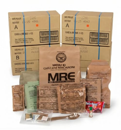 Emergency Food Supply Freeze Dried Ready Meals Variety Pack of 48 N6817