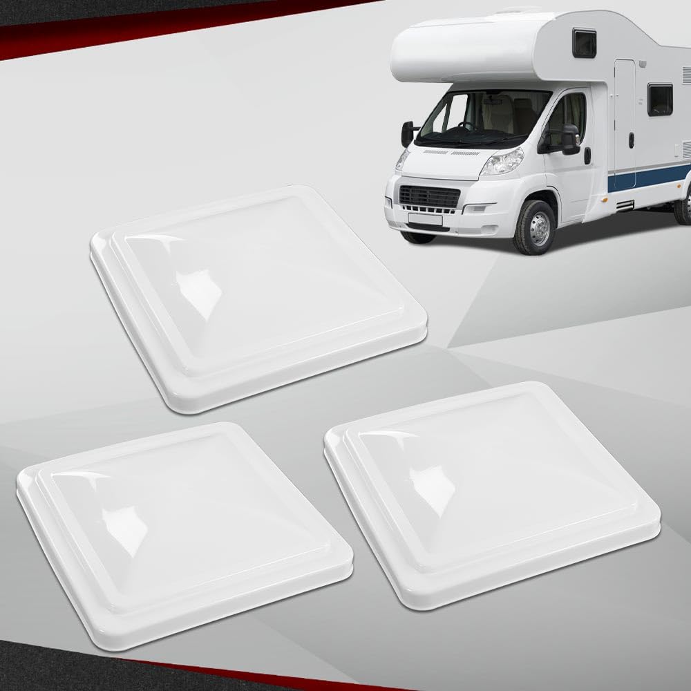 14" x 14" Replacement Roof Vent Cover 3PCS White F84307