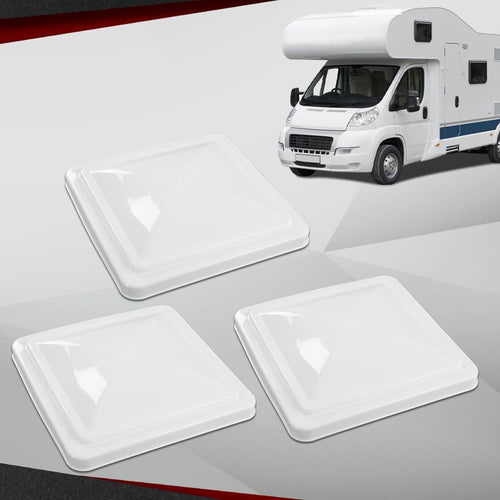 14" x 14" Replacement Roof Vent Cover 3PCS White F84307