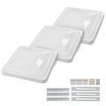 14" x 14" Replacement Roof Vent Cover 3PCS White F84307