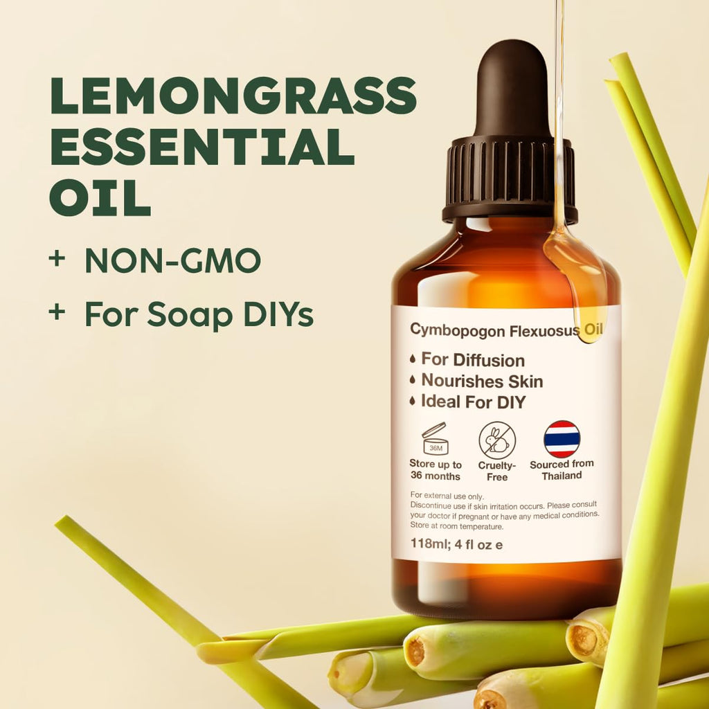 Lemongrass & Lavender Essential Oil Set 2x4 fl oz H35942