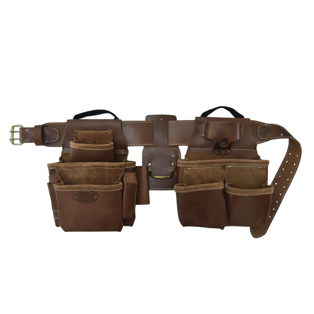 Leather 4 Piece Tool Belt Set with 17 Pockets G427388
