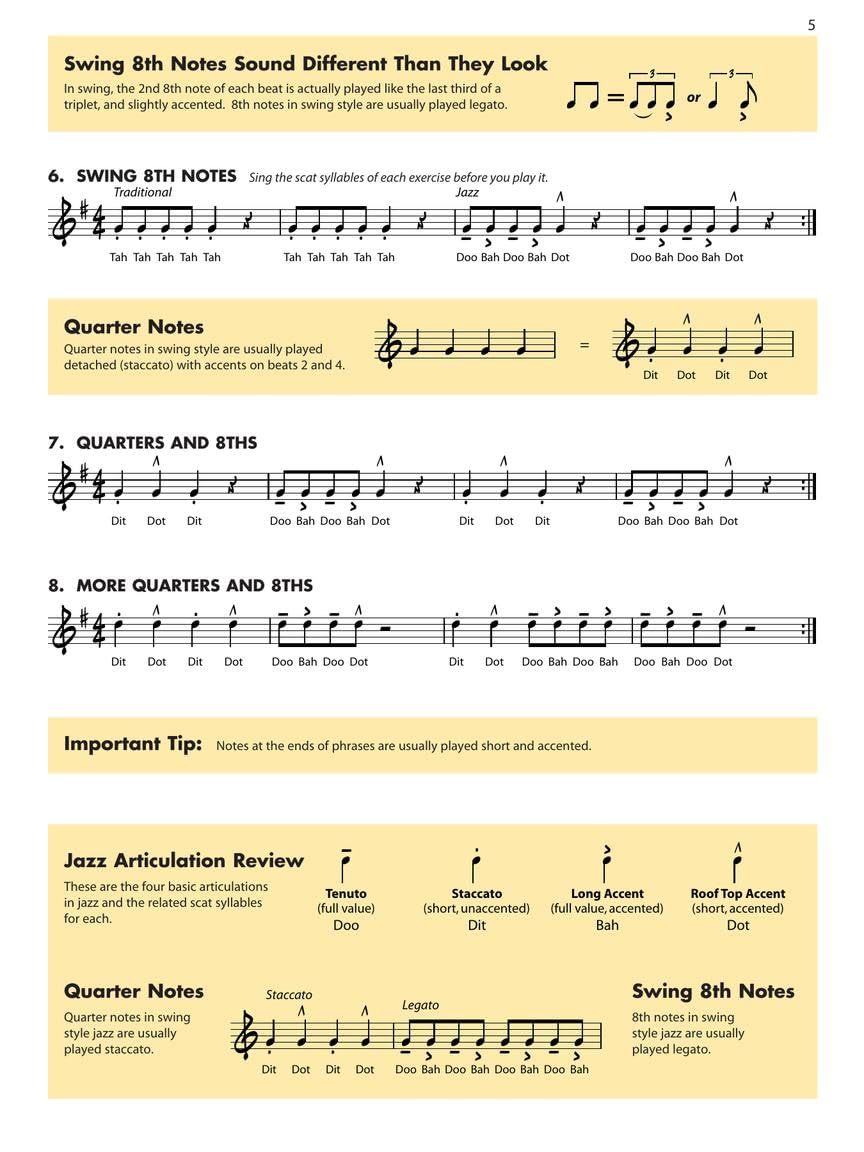 Alto Saxophone Jazz Ensemble Method J46659