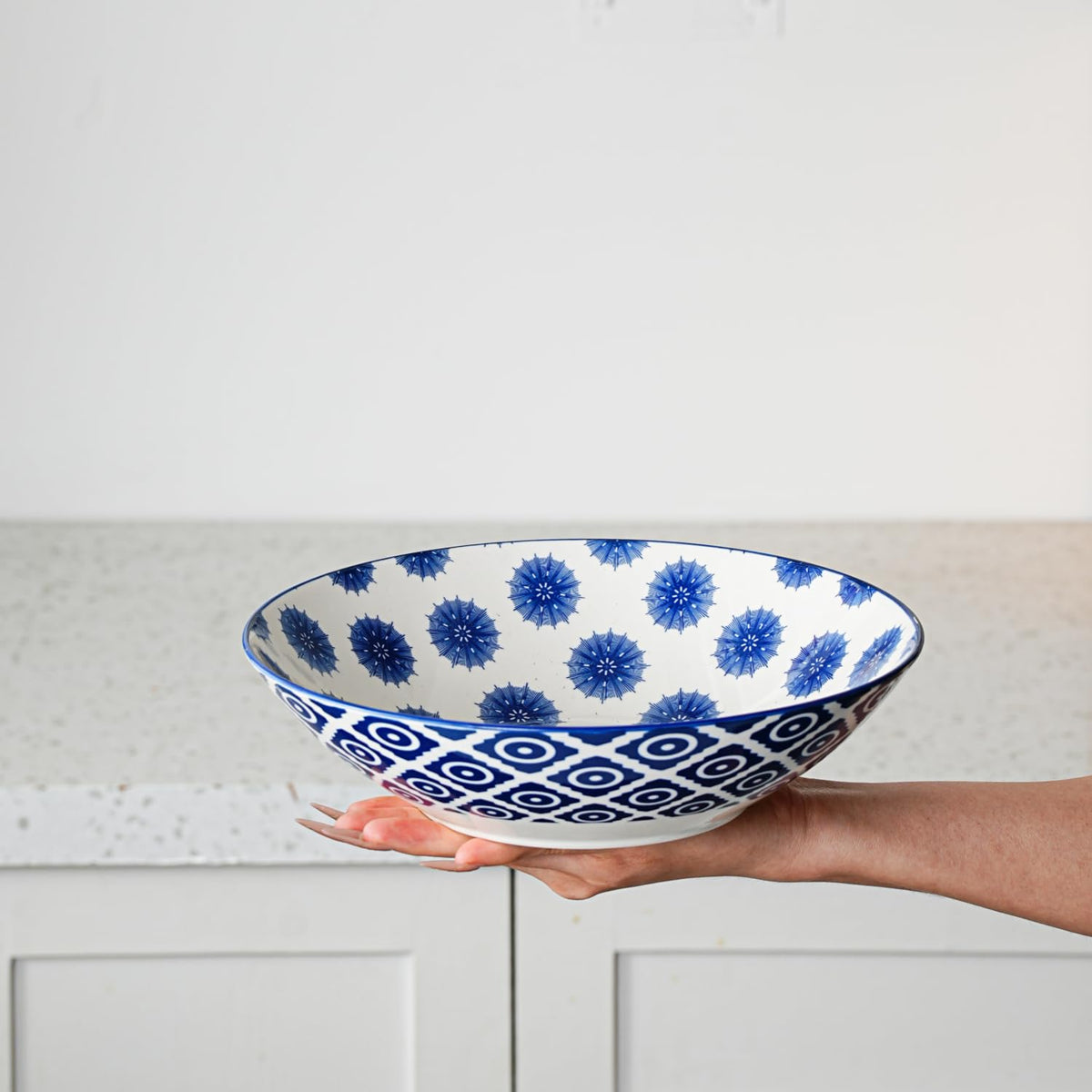 40 Oz Ceramic Pasta Bowls Set of 4 D2012
