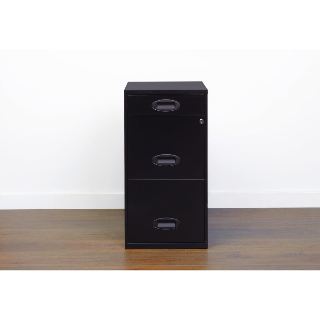 Black 3-Drawer Vertical File Cabinet W732440