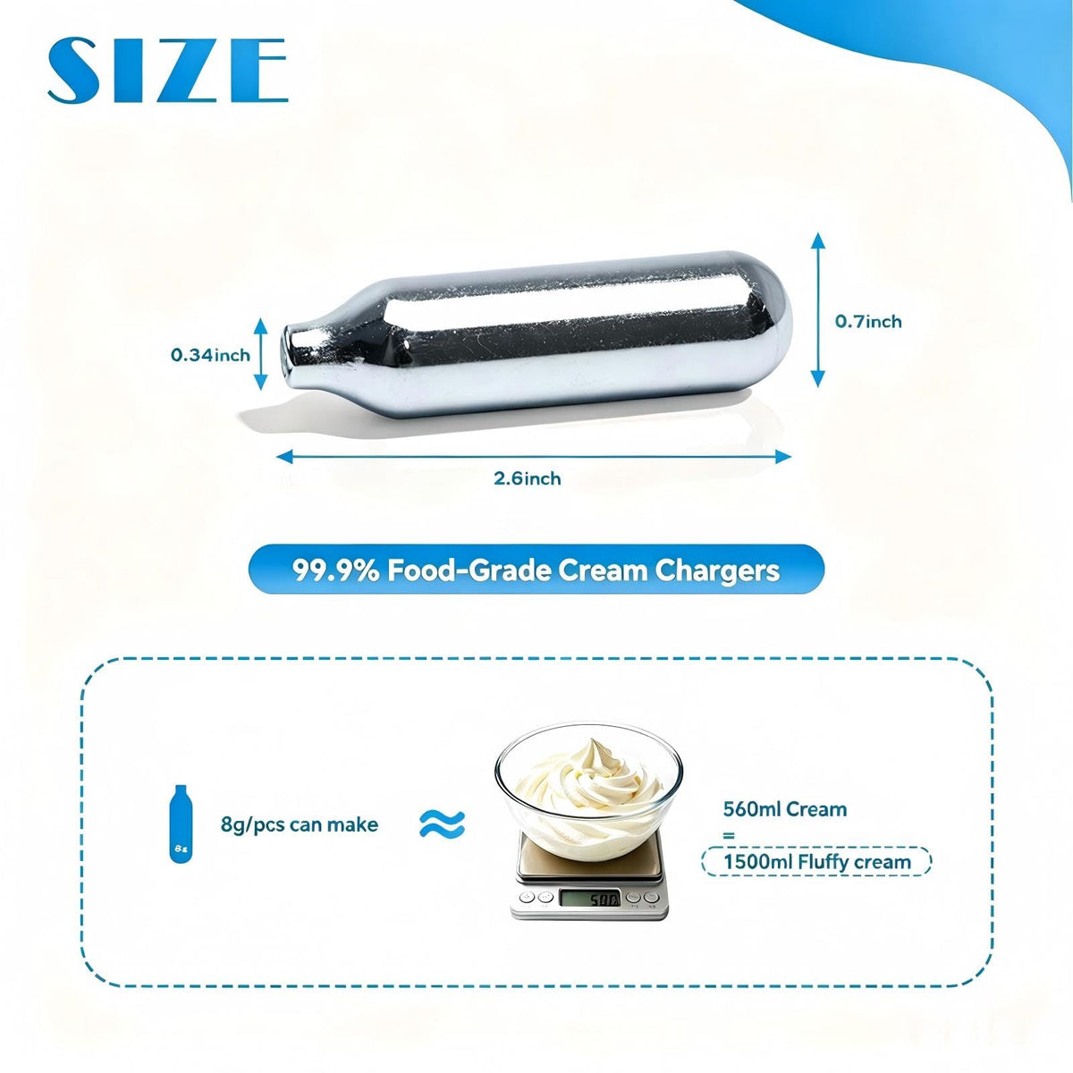 Whipped Cream Chargers Pack of 3 Z5639