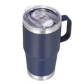 20 oz Stainless Steel Insulated Tumbler with Handle Lid and Straw X648