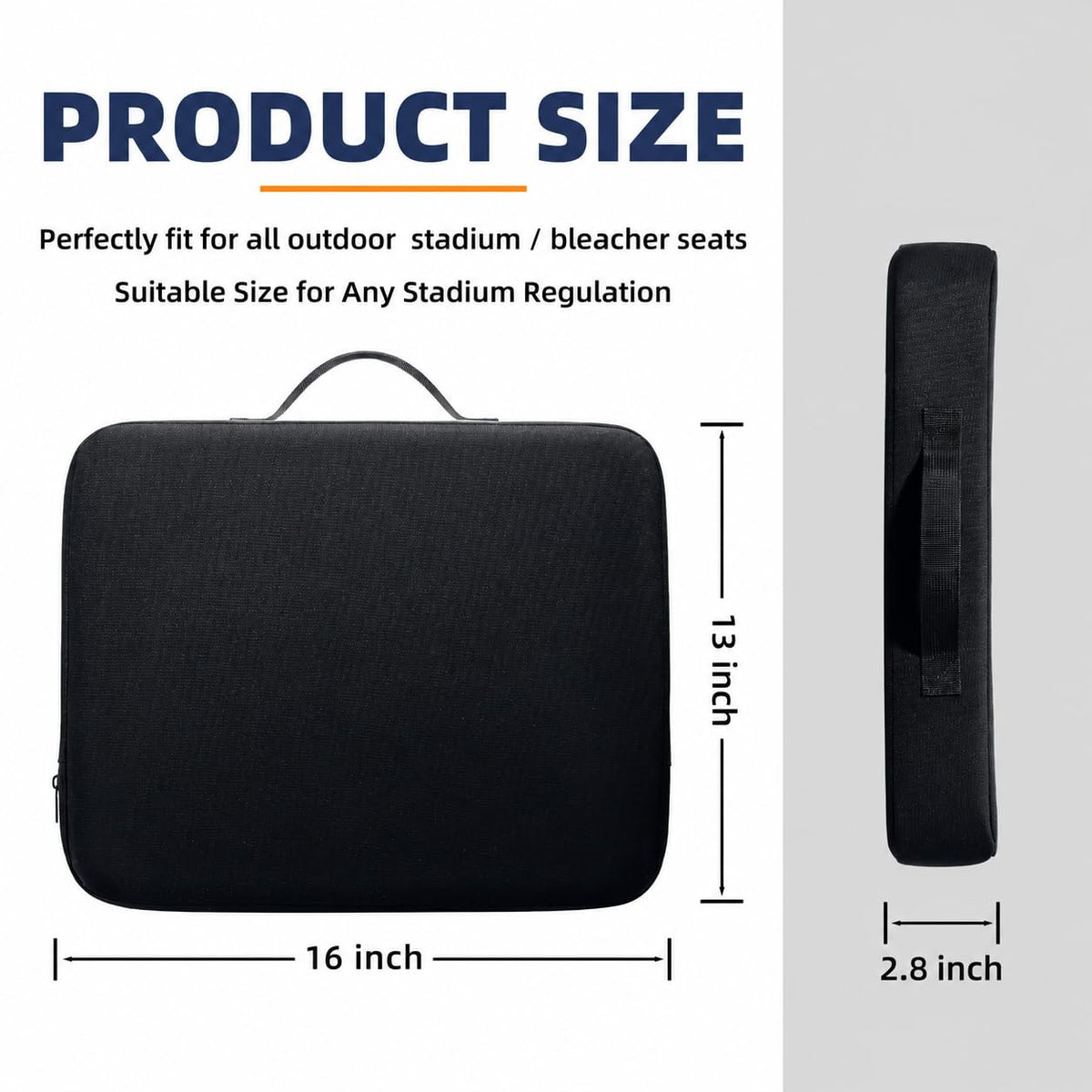 Extra Thick Stadium Seat Cushion Z50195
