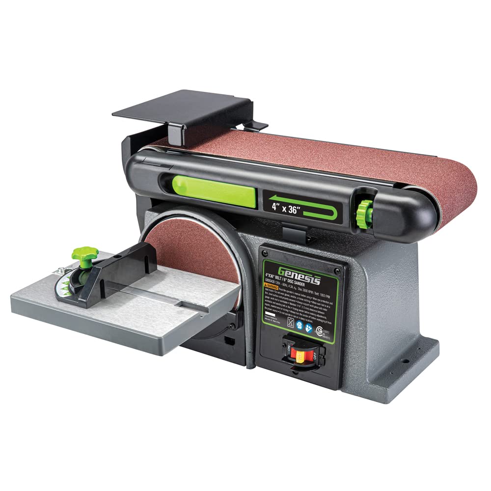 4 x 36-Inch Belt & 6-Inch Disc Benchtop Sander C94426