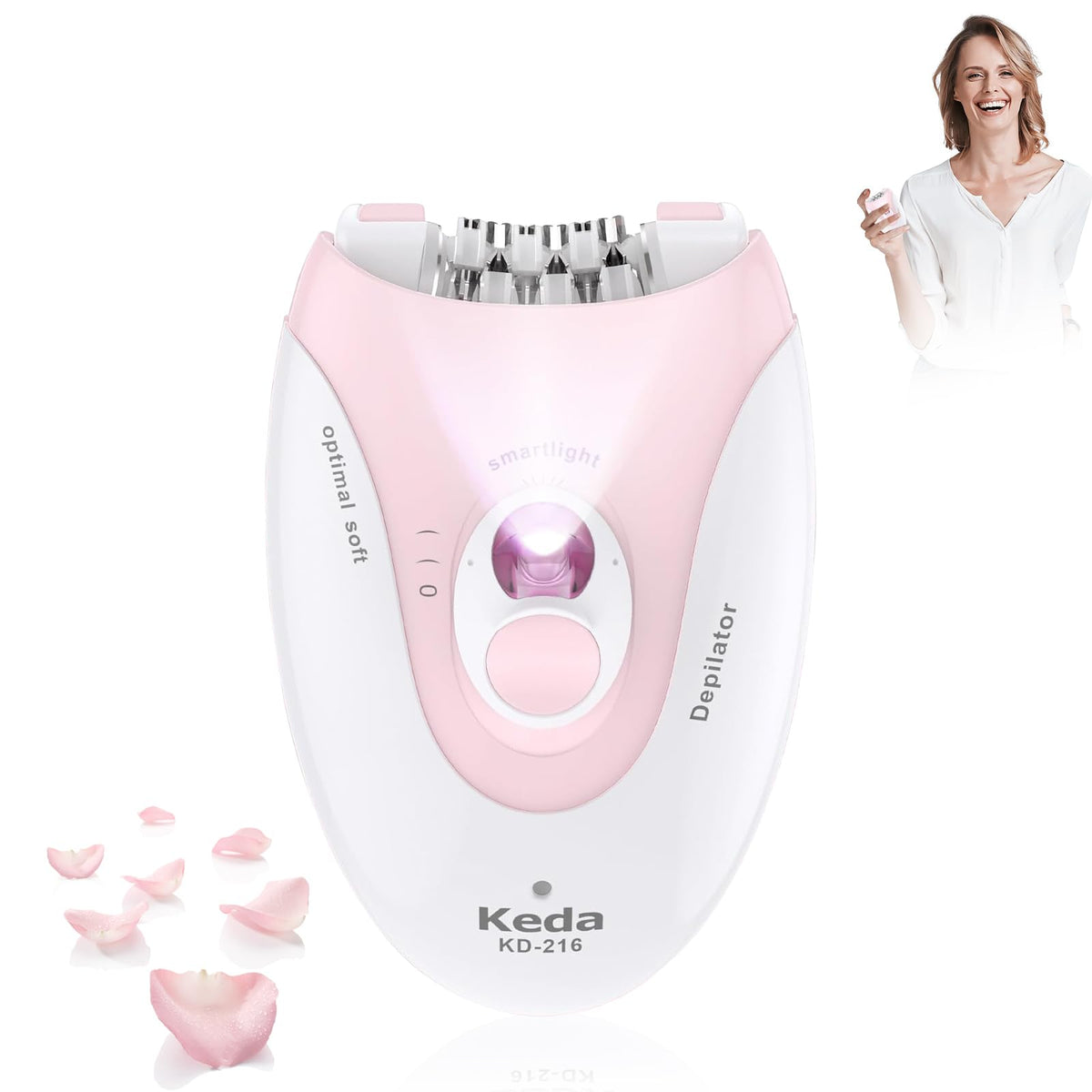 Epilator for Women with LED Light J976972