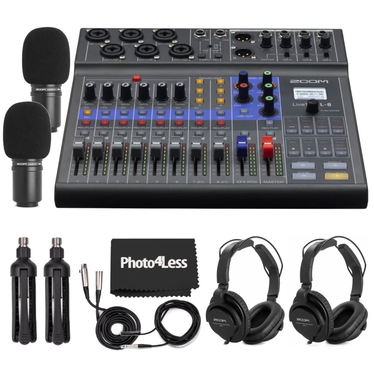 Portable 8-Channel Digital Mixer and Multitrack Recorder V488784