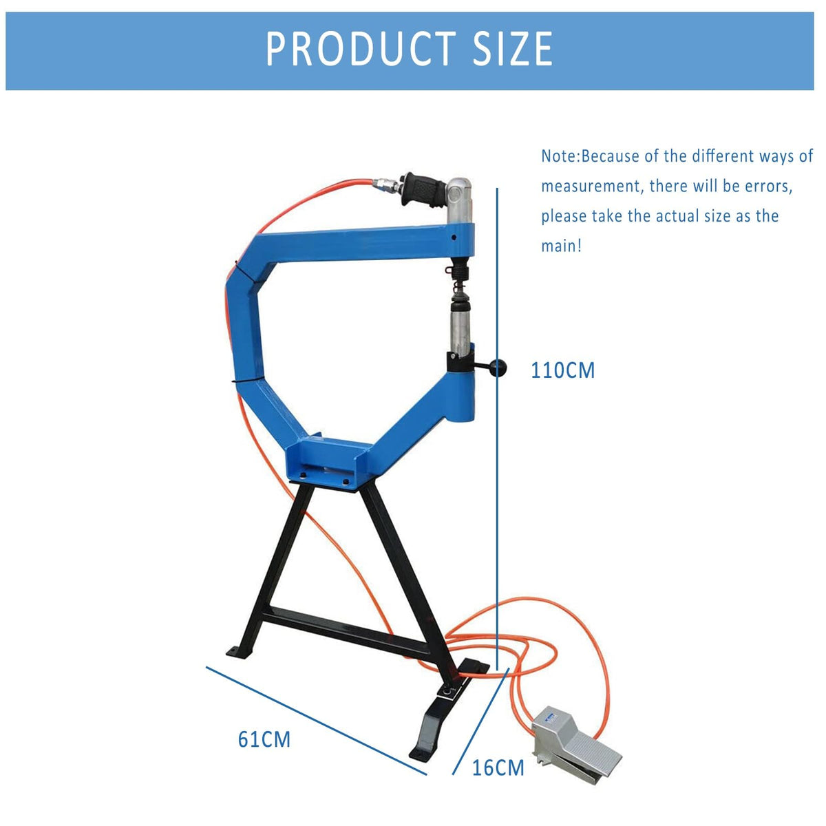 Pneumatic Planishing Hammer with Anvil and Pedal D981731