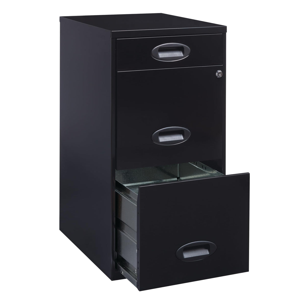 Black 3-Drawer Vertical File Cabinet W732440