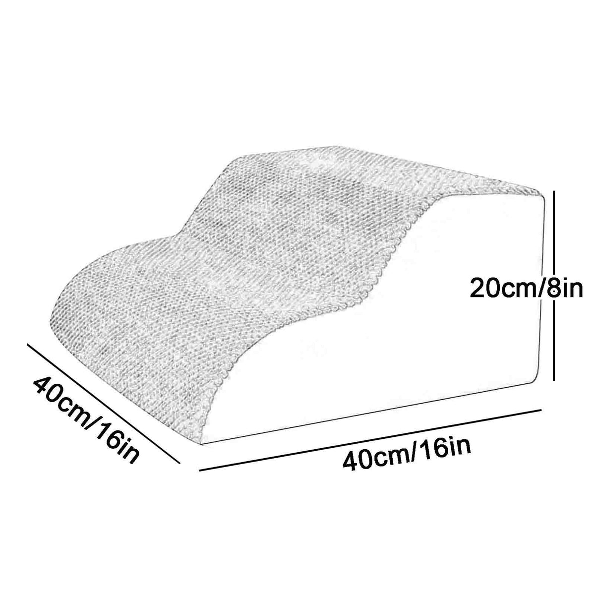 Non-Slip High Density Foam Pet Stairs A65483