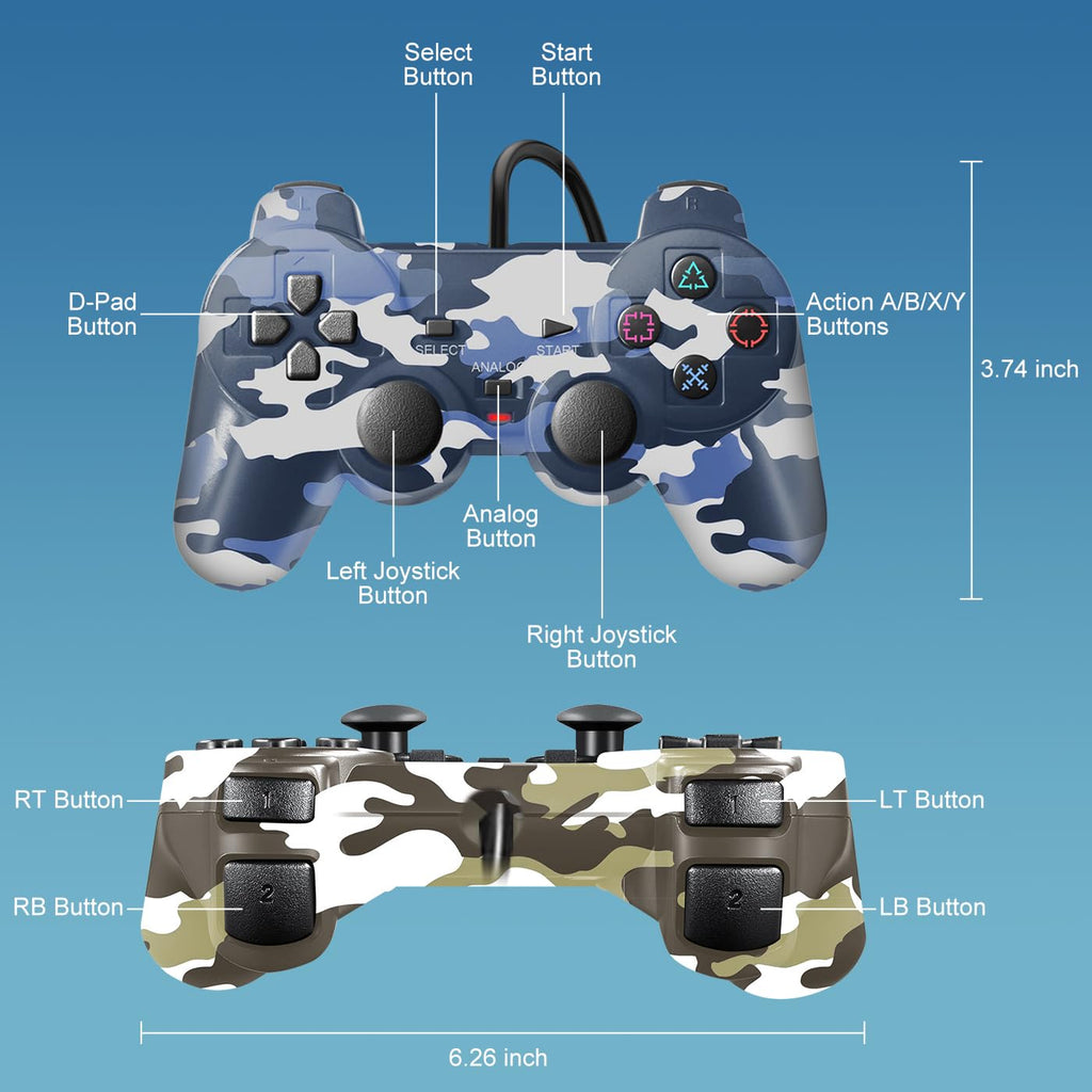 2 Packs Wired Controller W4150