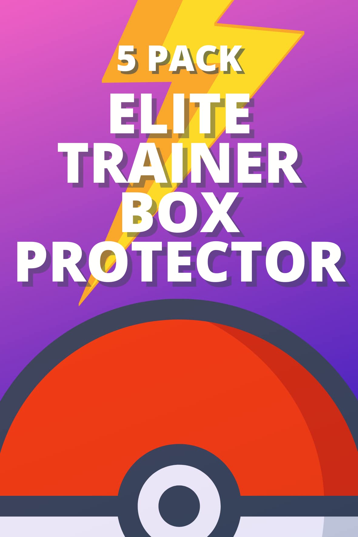 Clear Plastic Display Box for ETB Elite Trainer Box E378996