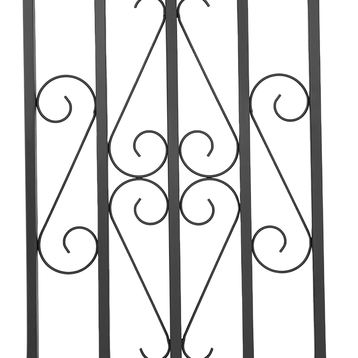 24 x 36 Inch Heavy Duty Iron Window Security Bars, Black 2 Pack U549727