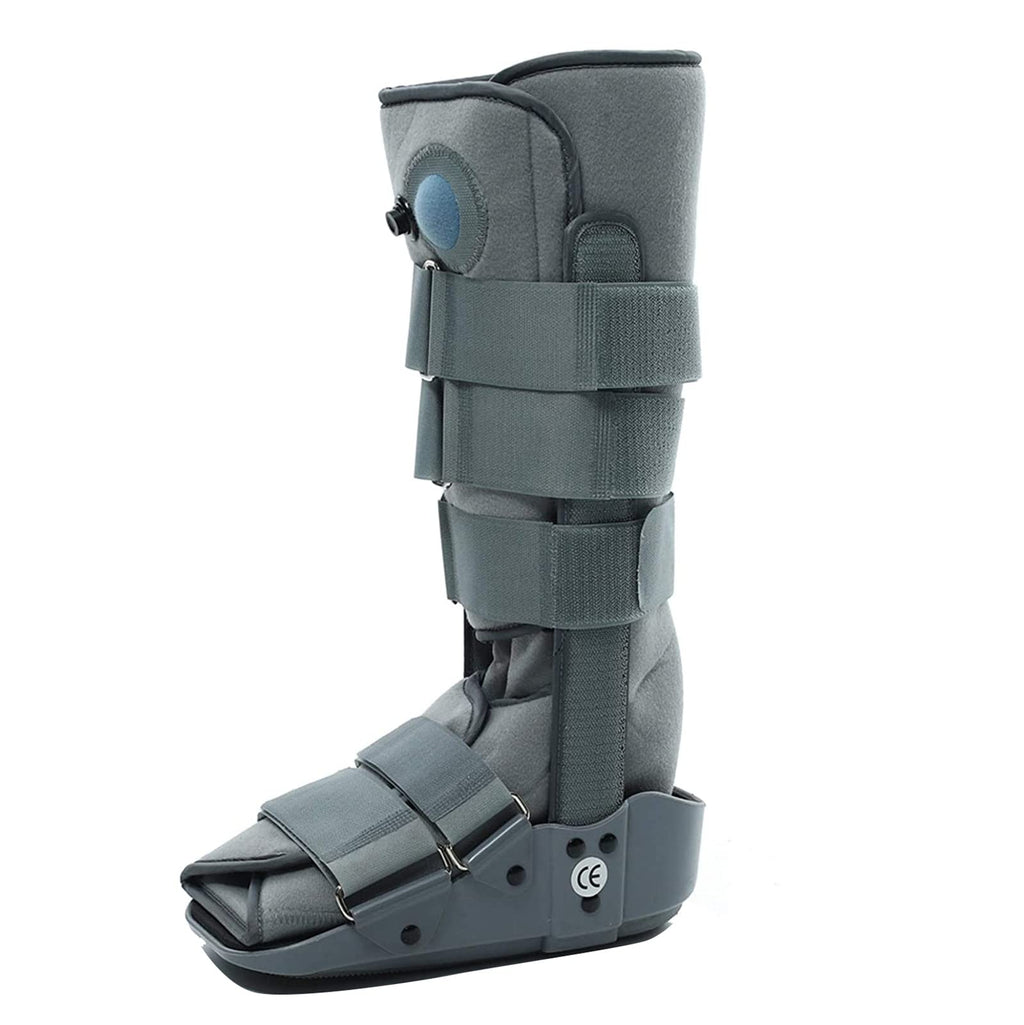 Pneumatic Walking Boot with Air Pump Gray M Z51337