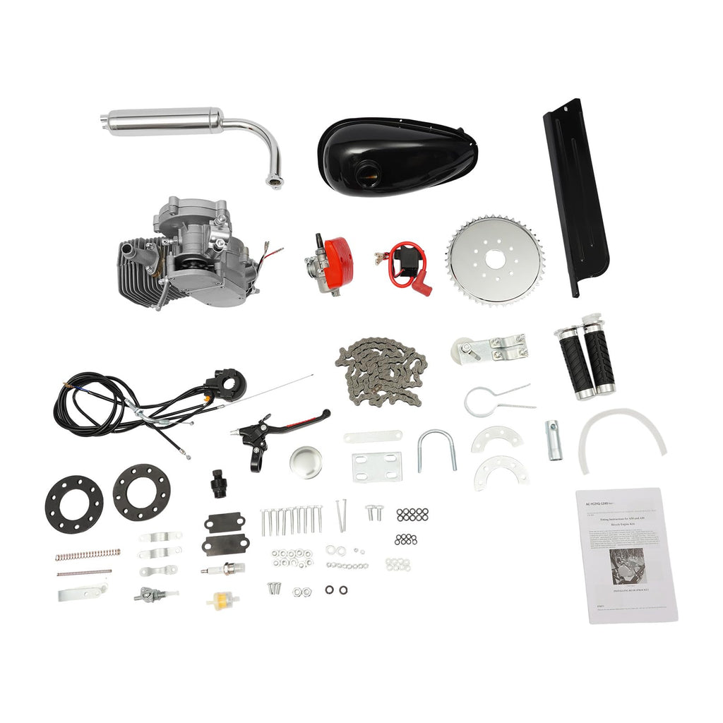 2-Stroke 100cc Gas Bicycle Engine Kit with 44 Tooth Sprocket A418755