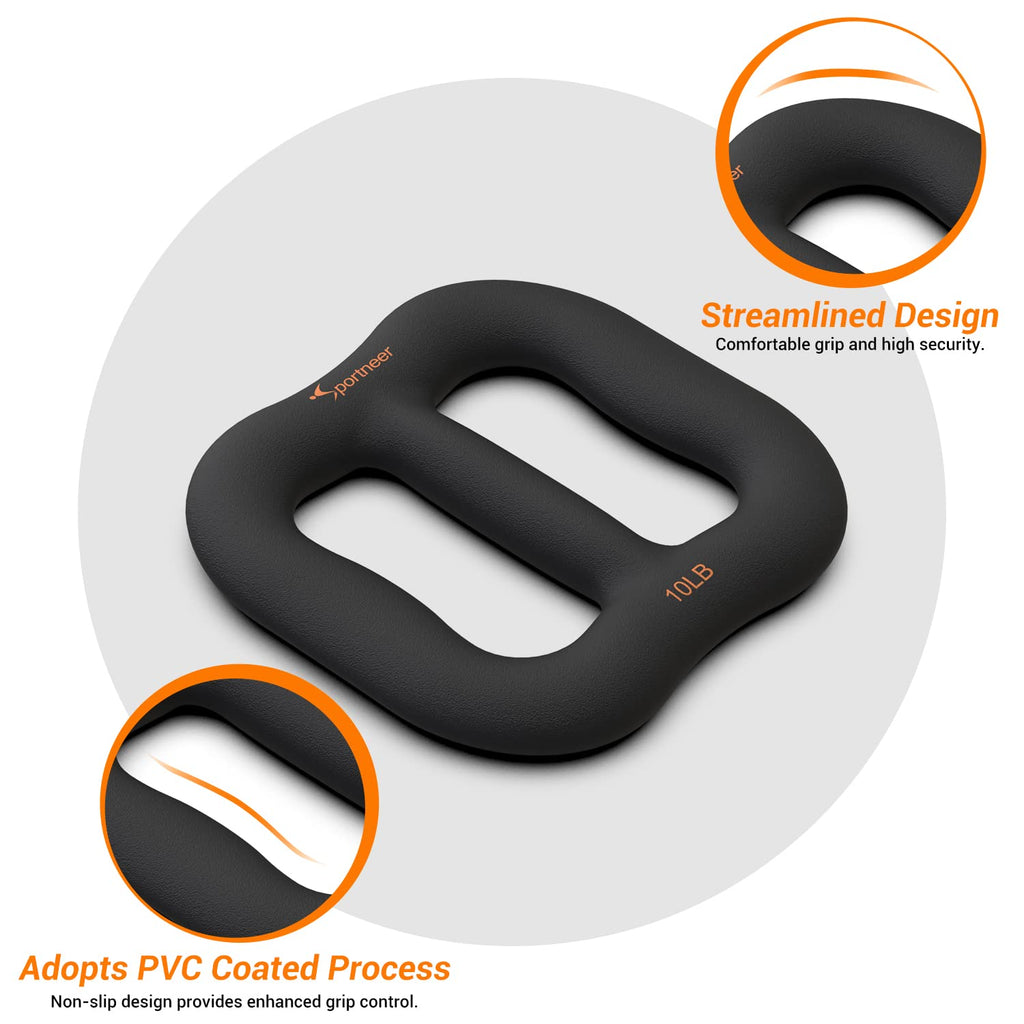 10 lbs Ring-Shaped Dumbbell L8871