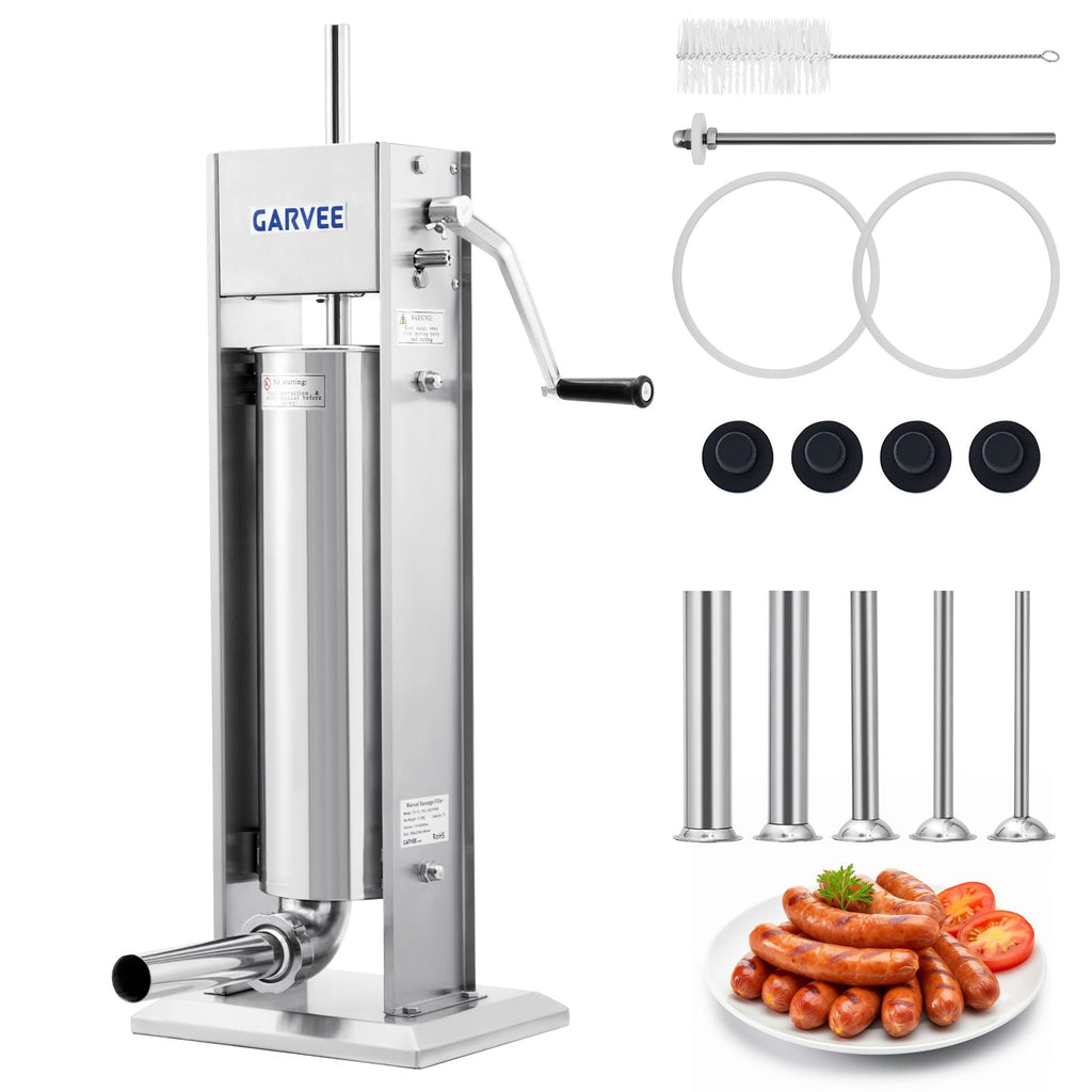 7L Stainless Steel Manual Sausage Stuffer F723610