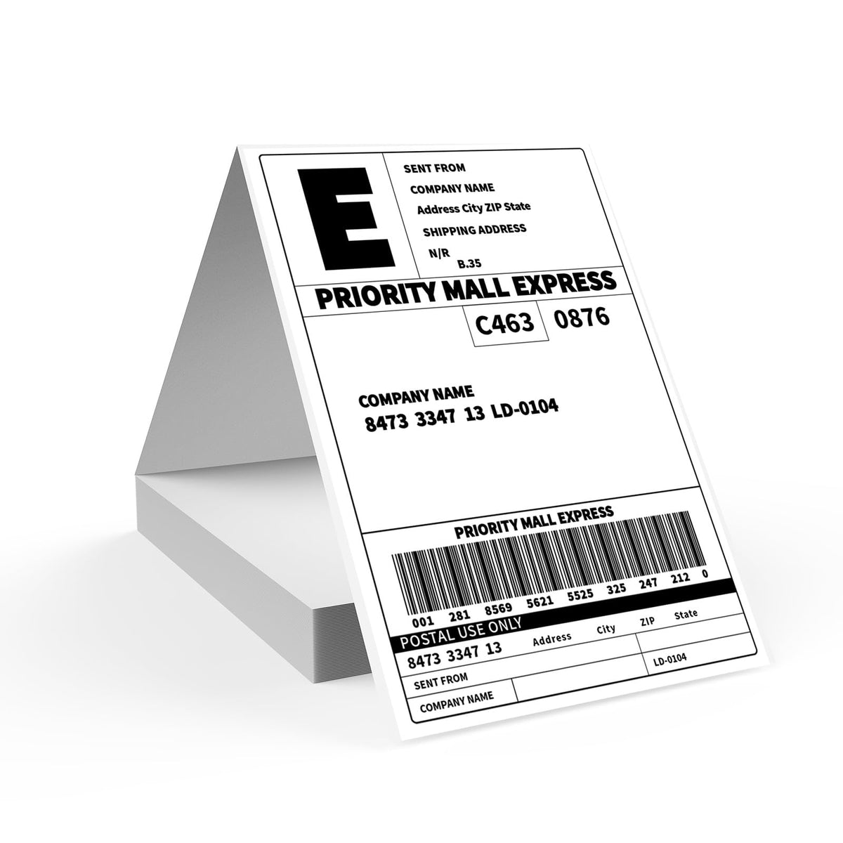 4x6 Thermal Labels 100/Stack D571