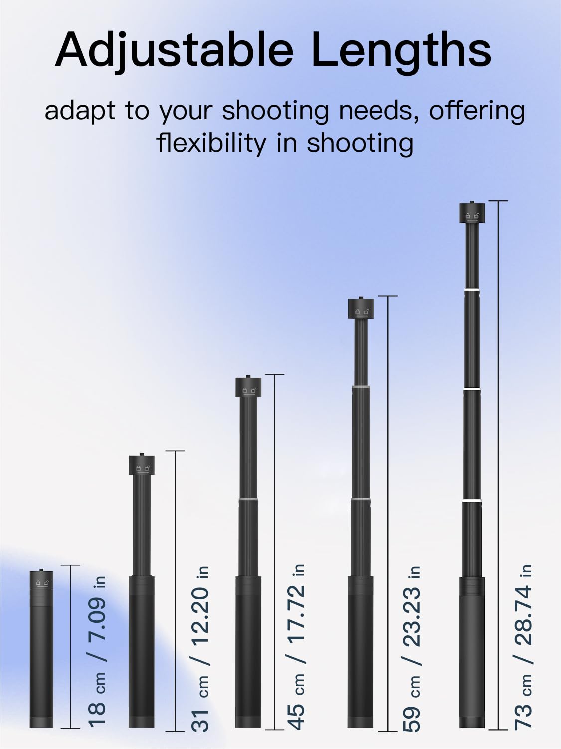29" Adjustable Gimbal Extension Rod O287611