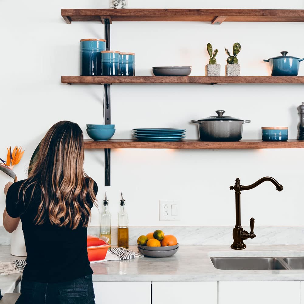 9" 1-Handle Hot Water Dispenser Faucet with Heating Tank, Oil Rubbed Bronze N522