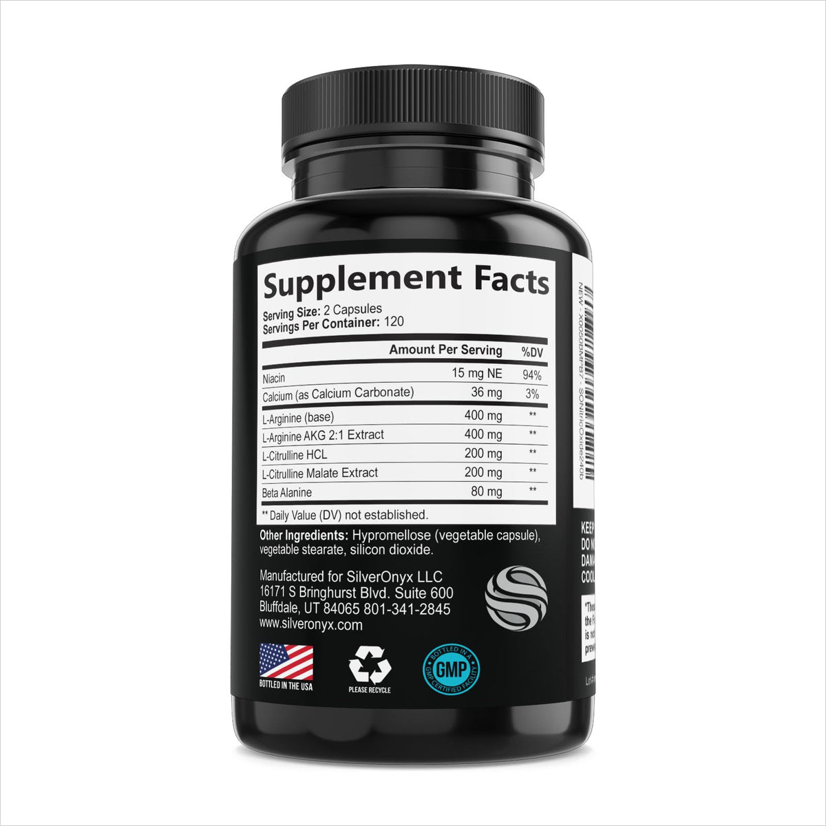 240 Capsules Nitric Oxide Booster H558
