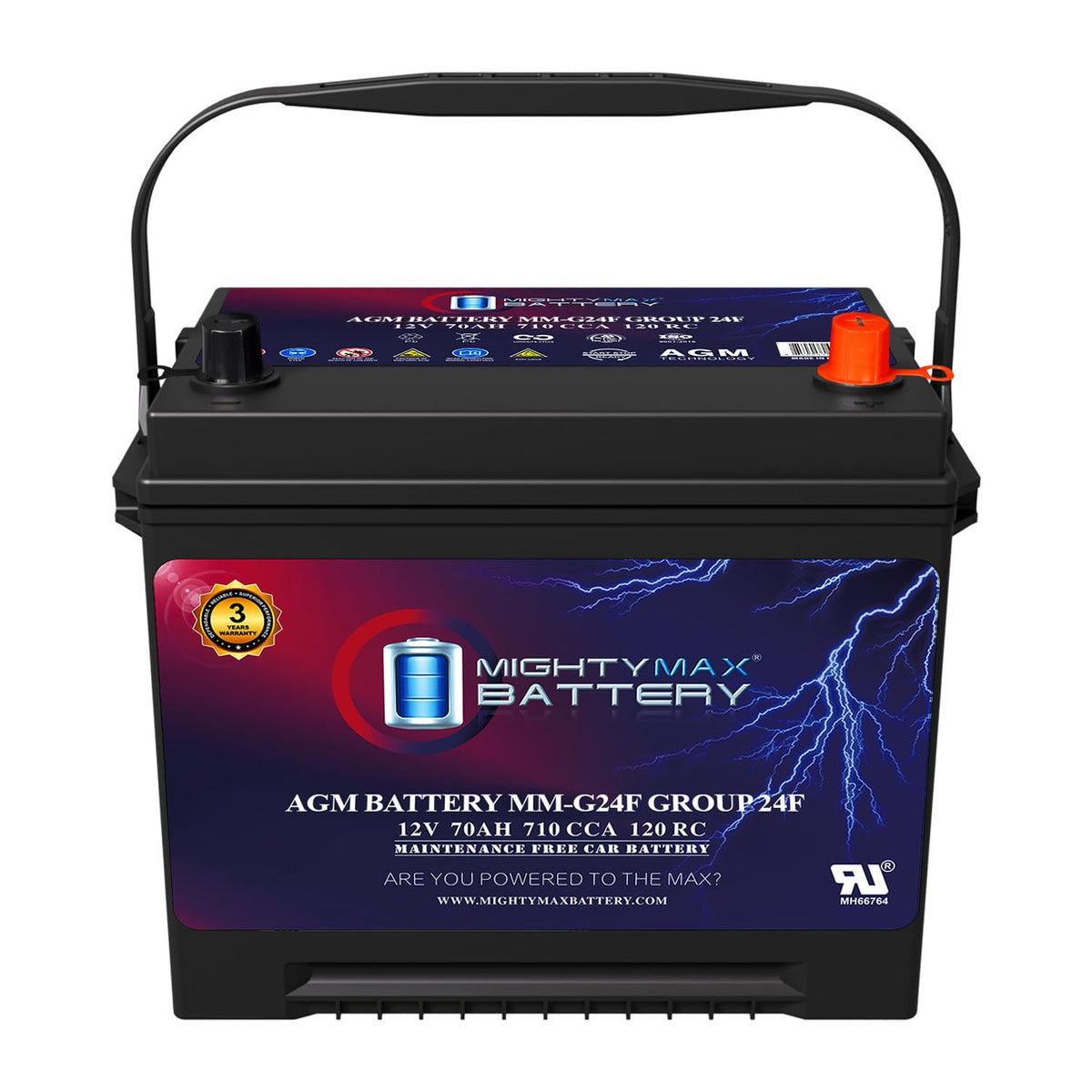 12V 70Ah AGM Replacement Battery I1210