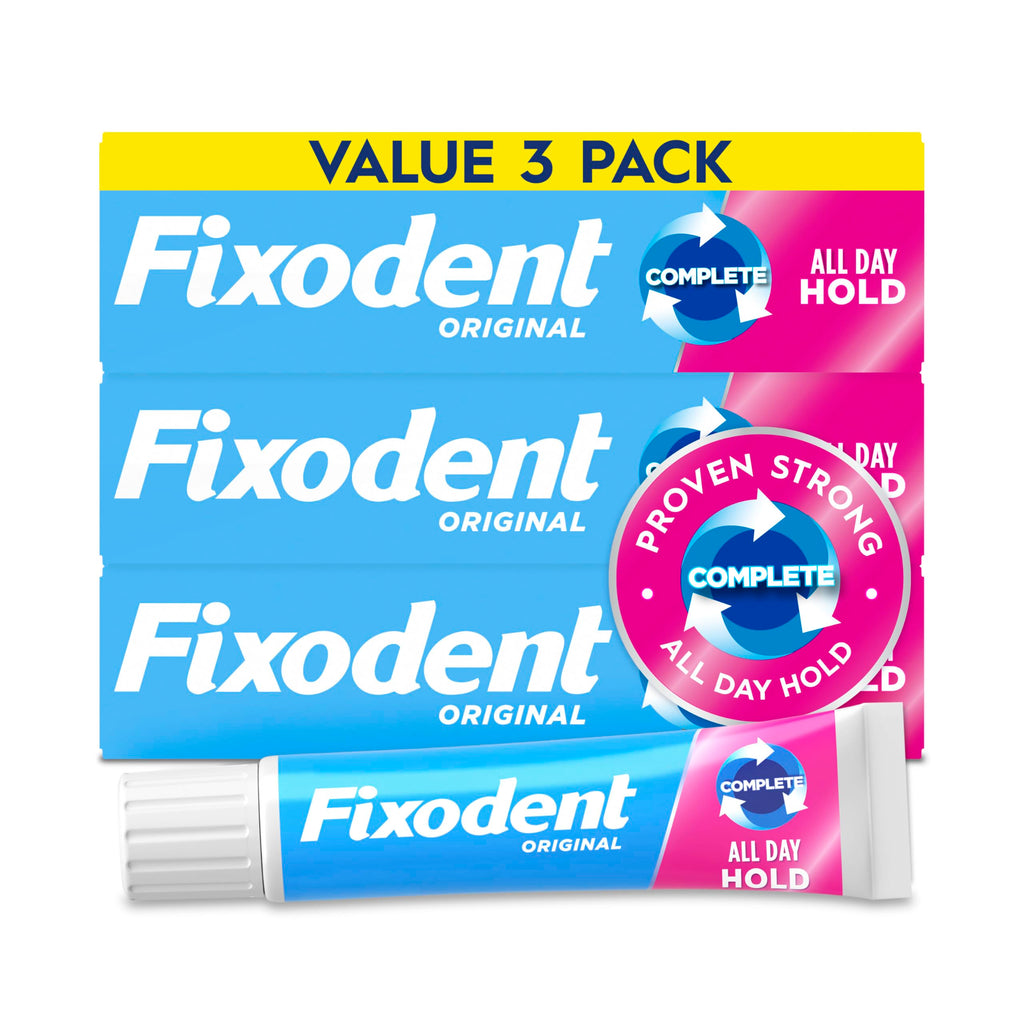 Denture Adhesive Cream 2.4 oz 3-Pack O9271