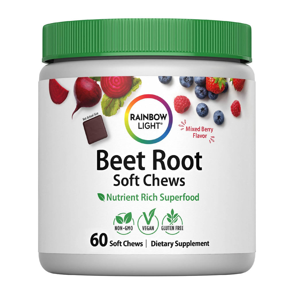 Beet Root Soft Chews Supplement 500 mg 60 Count L1692