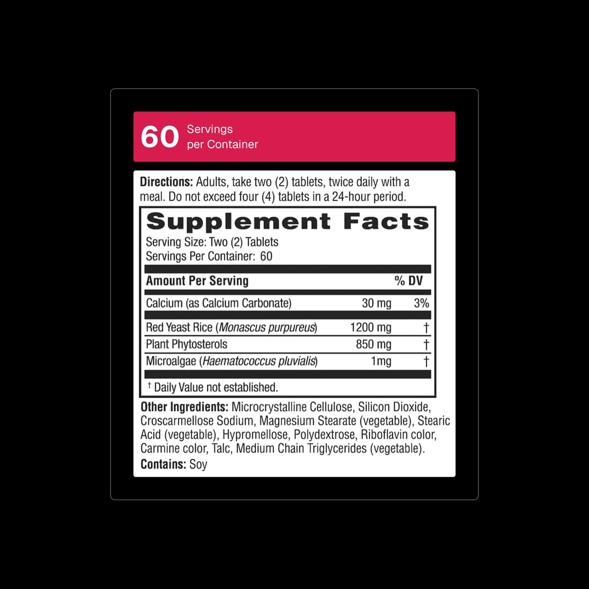 Red Yeast Rice 120 Capsules F13391