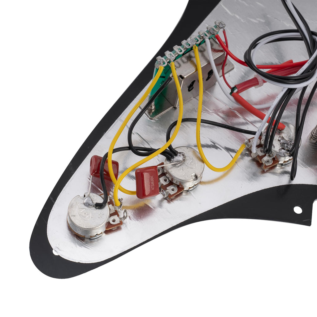 Black Pre-wired HSS Pickguard Set Y790259