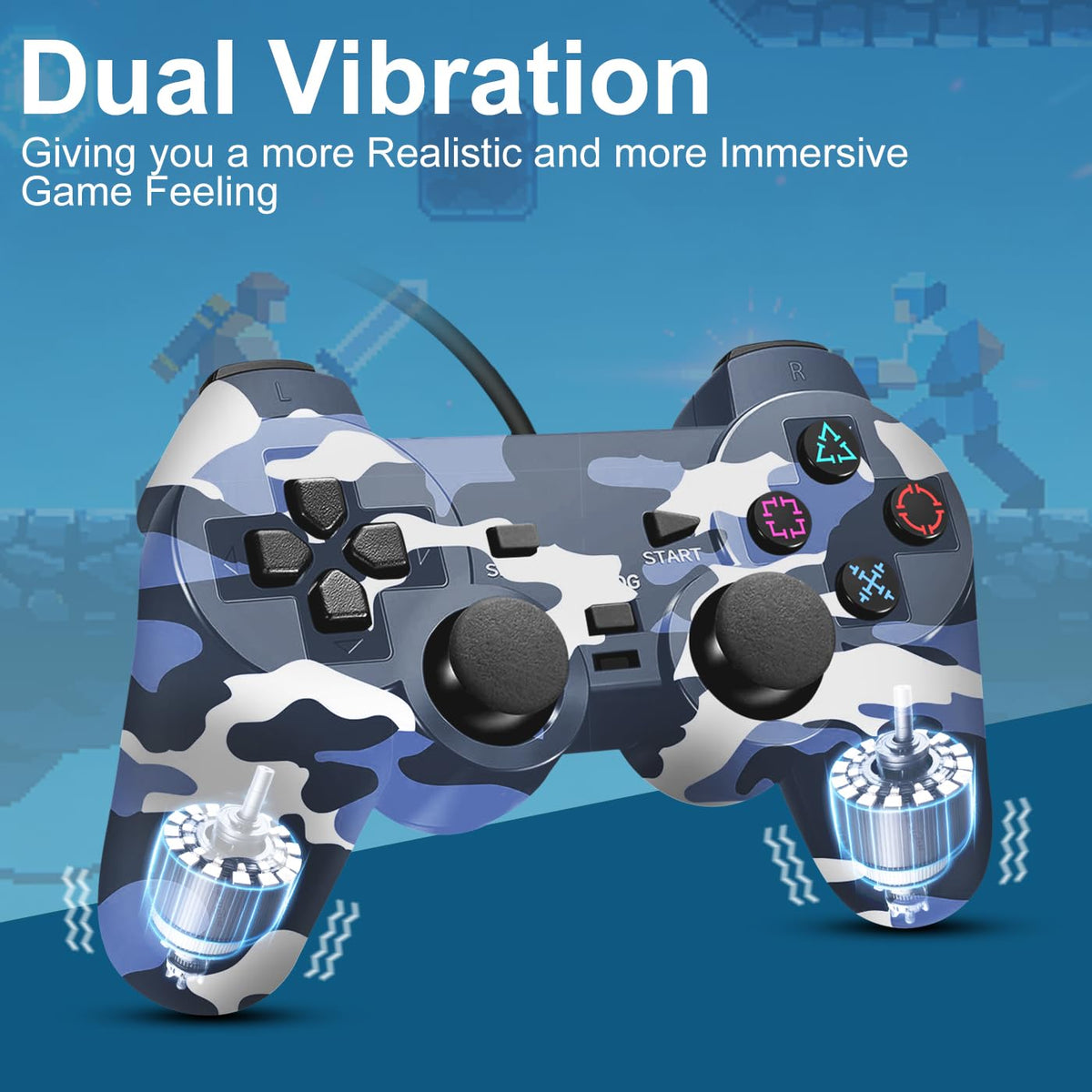 2 Packs Wired Controller W4150