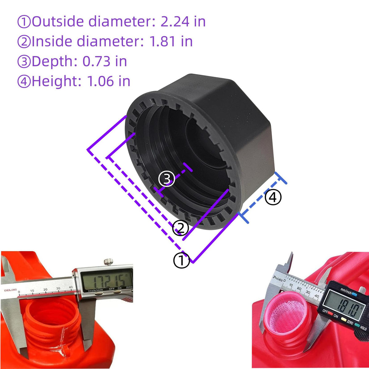 Gas Can Caps Replacement Lid O221941