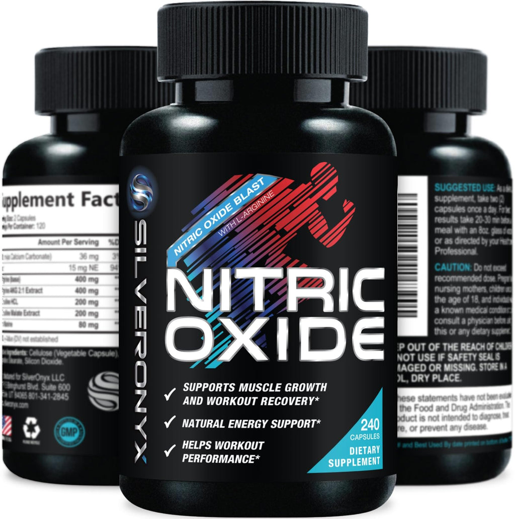 240 Capsules Nitric Oxide Booster H558