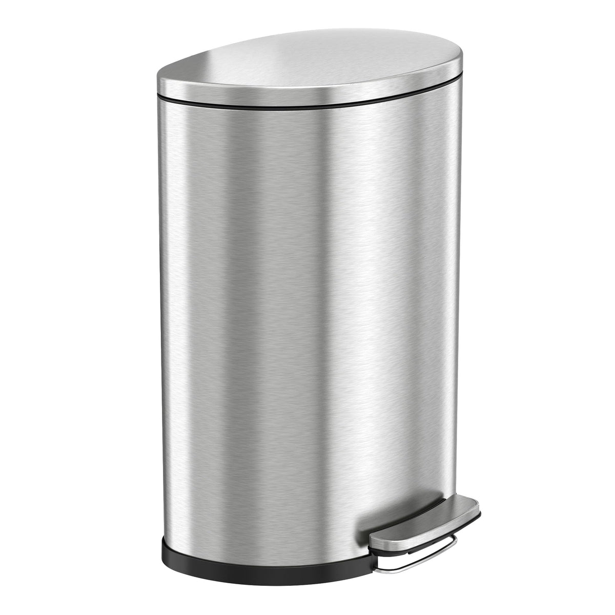 50L Stainless Steel Step Trash Can with Odor Filter and Removable Bucket X35917