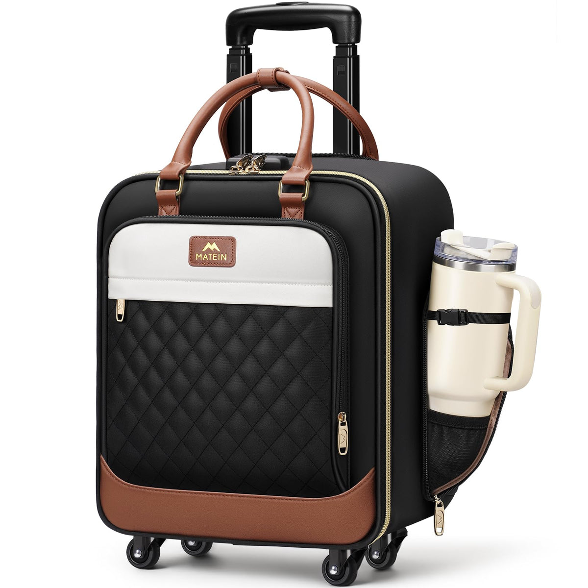 16" Rolling Underseat Carry On Luggage with Wheels X5802
