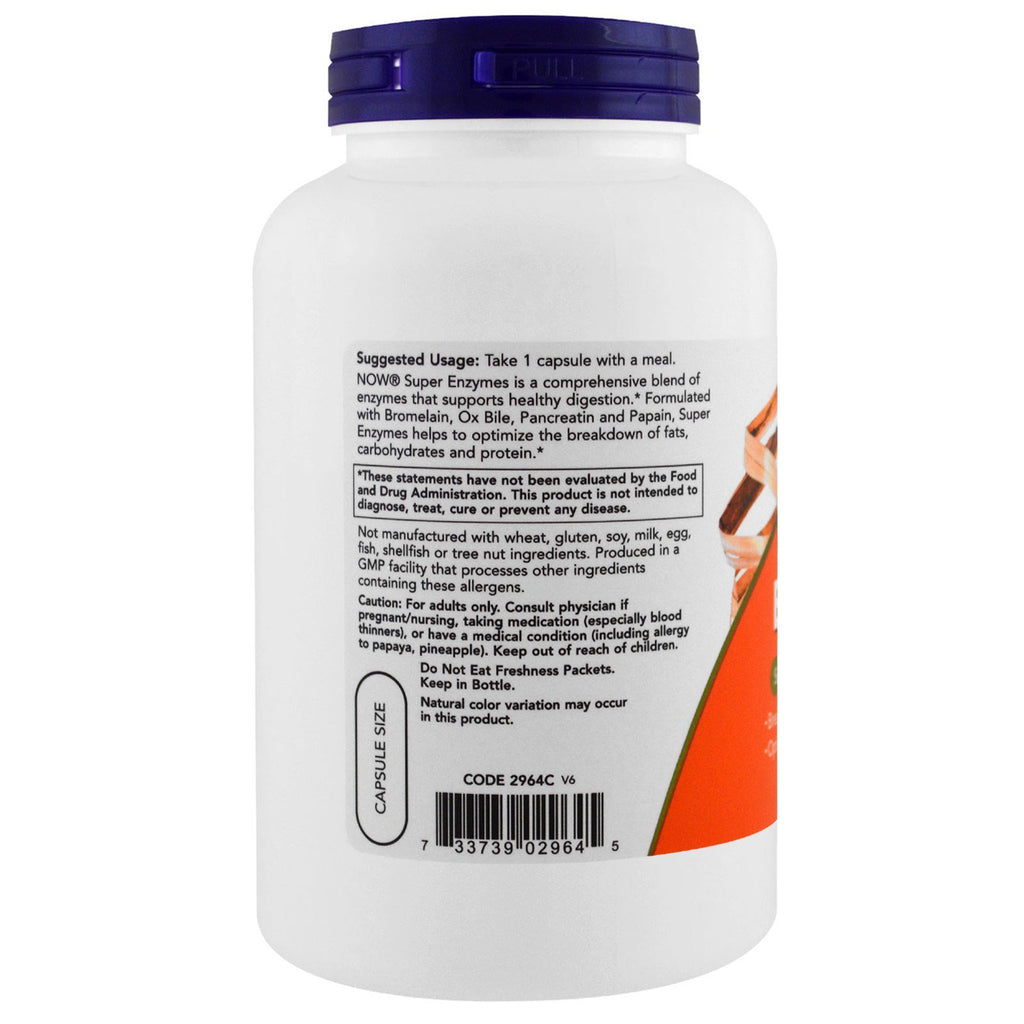 Super Enzymes 180 Capsules, 2 Pack U896648